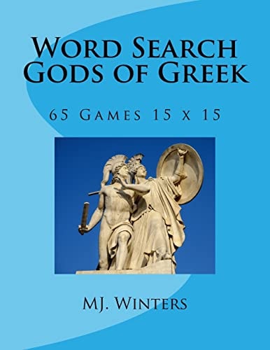 Word Search Gods of Greek 65 Games 15 X 15