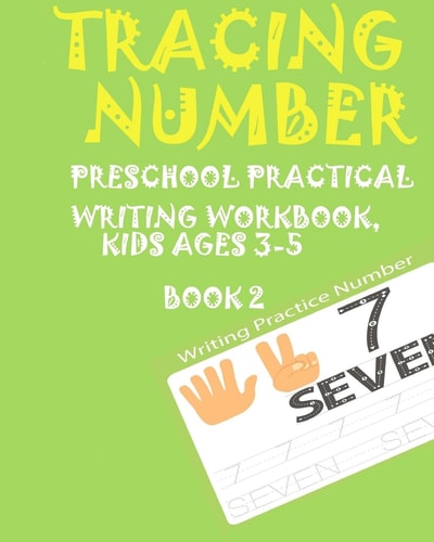 *TRACING NUMBERS*Preschoolers Practice Writing Numbers Workbook, Kids AGES 3-5*