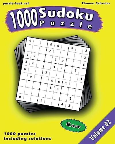 Sudoku 1000 Easy 9x9 Sudoku, Vol. 2