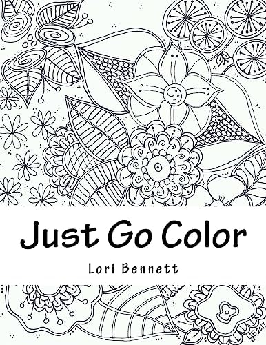 Just Go Color Some Flowers