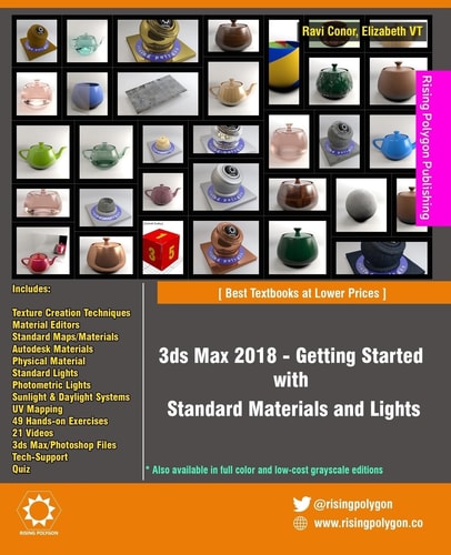 3ds Max 2018 - Getting Started with Standard Materials and Lights