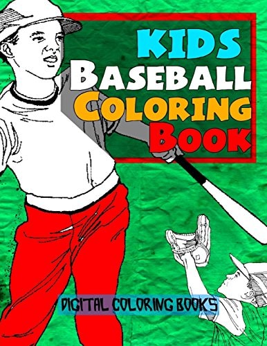 Kids Baseball Coloring Book