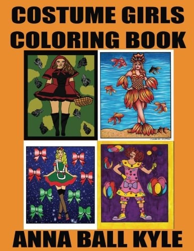 COSTUME GIRLS Coloring Book