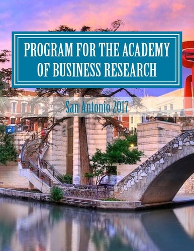 Program for the Academy of Business Research Atlantic City 2017
