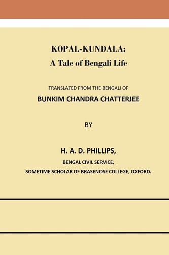 Kopal-Kundala A Tale of Bengali Life
