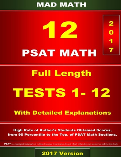 PSAT Math Tests 1-12