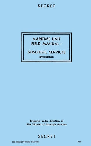 Maritime Unit Field Manual Strategic Services