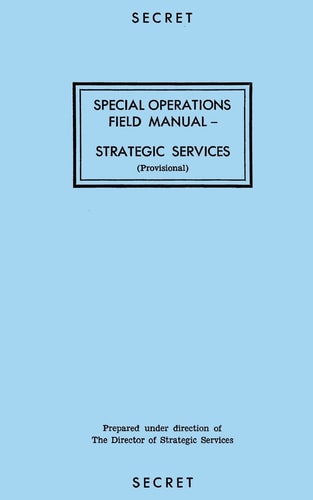 Special Operations Field Manual Strategic Services