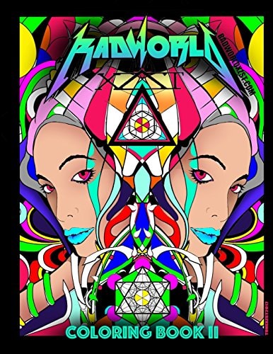 Rad World Xzst Coloring Book 2 Illustrated by Tonexzst