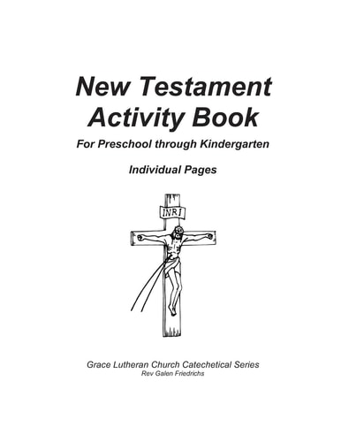 New Testament Activity Book Individual Pages