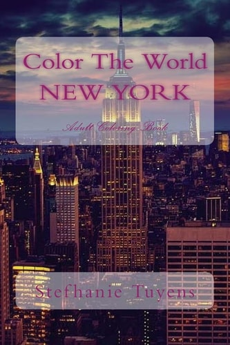 Color The World NEW YORK Adult Coloring Book