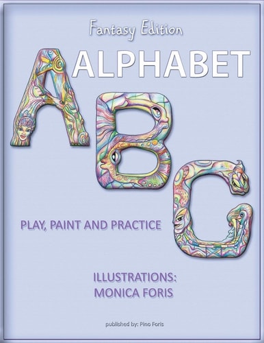 Alphabet ABC Play, Paint and Practice (fantasy Edition)
