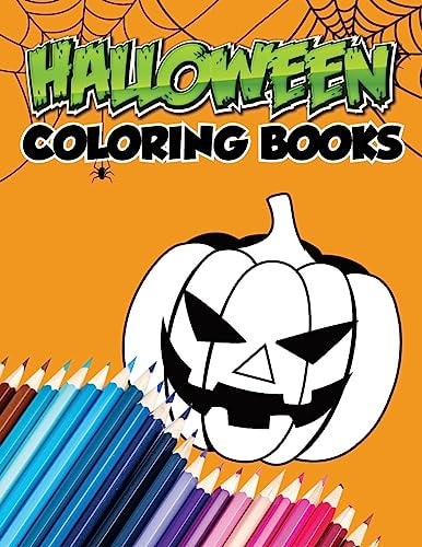 Halloween Coloring Books Character Halloween, 13 Words Character