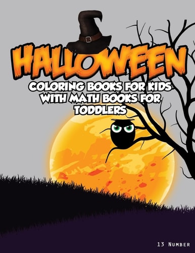 Halloween Coloring Books For Kids With Math Books For Toddlers