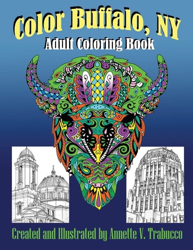 Color Buffalo, NY Adult Coloring Book