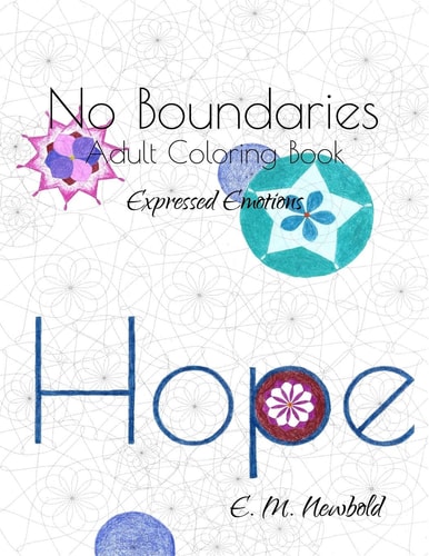 No Boundaries Adult Coloring Book Expressed Emotions