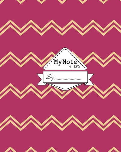 My Note My Idea 8 X 10, 110 Pages : Boho Pattern
