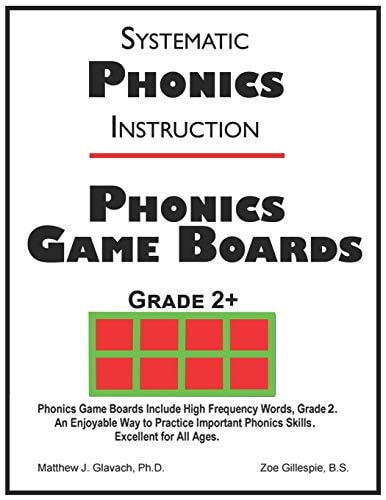 Systematic Phonics Instruction Phonics Game Boards, Grade 2+