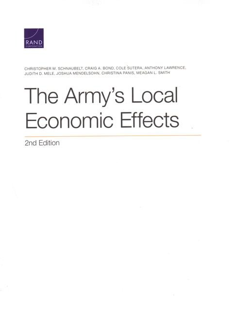 The Armys Local Economic Effects
