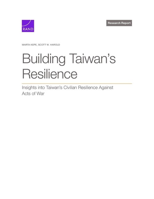 Building Taiwan's Resilience: Insights Into Taiwan's Civilian Resilience Against Acts of War