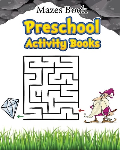 Mazes Book Preschool Activity Book Mazes For Kids Learning