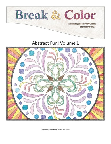 Break and Color Coloring Book for Teens and Adults