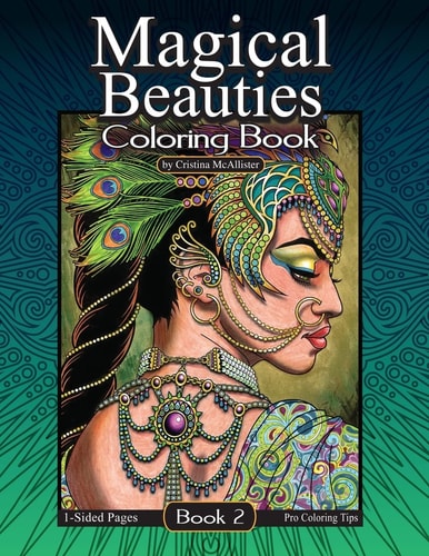 Magical Beauties Coloring Book Book 2