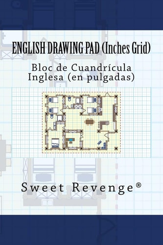 English Drawing Pad - Inches Grid Bloc de Cuandrícula Inglesa - En Pulgadas