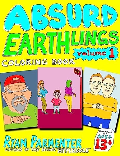 Absurd Earthlings Volume 1 Coloring Book