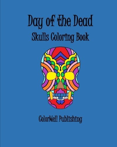 Day of the Dead Skulls Coloring Book