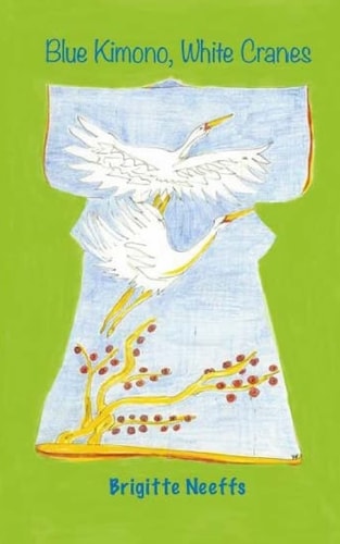 Blue Kimono, White Cranes