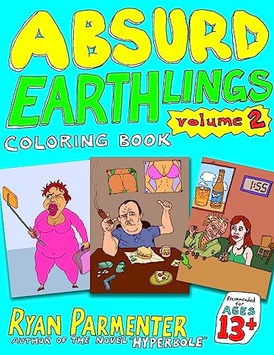 Absurd Earthlings Volume 2 Coloring Book