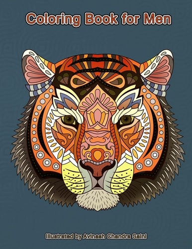 Coloring Book For Men Masculine Coloring Designs