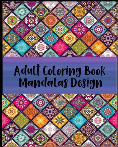 Adult Coloring Book Mandalas Design