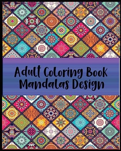 Adult Coloring Book Mandalas Design 40 Relax Design