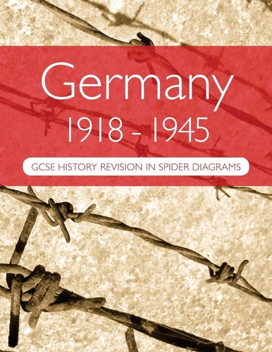Germany 1918-1945 GCSE History Revision in Spider Diagrams
