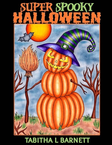 Super Spooky Halloween Adult Halloween Coloring Book