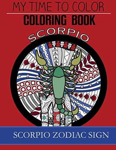 Scorpio Zodiac Sign - Adult Coloring Book