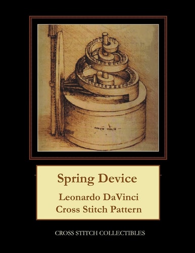 Spring Device Leonardo DaVinci Cross Stitch Pattern
