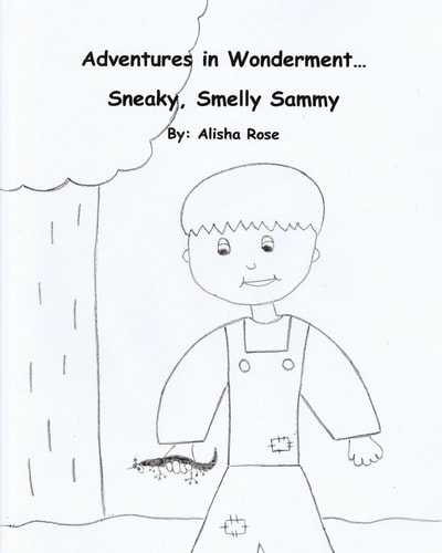 Adventures in Wonderment: Sneaky, Smelly Sammy Coloring Book