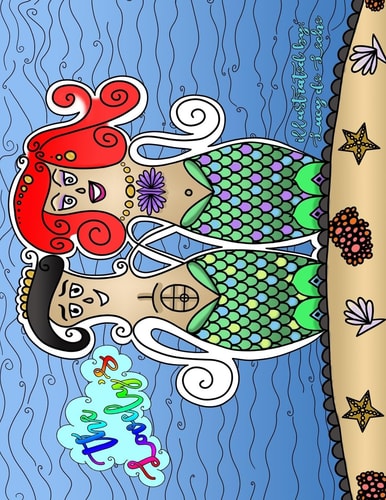 The Lovely's A Wonderfully, Whimsical New Adult Coloring Book Adventure