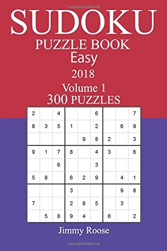 300 Easy Sudoku Puzzle Book - 2018