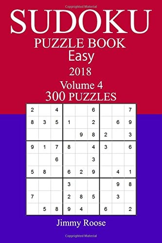 300 Easy Sudoku Puzzle Book - 2018