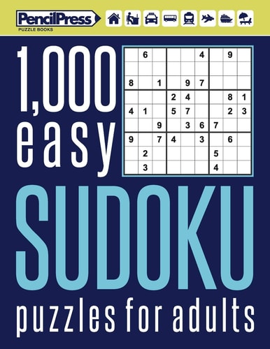 1000 Easy Sudoku Puzzles Book for Adults: Puzzle Book for Adults Easy 1,000+ By