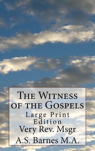 The Witness of the Gospels Large Print Edition