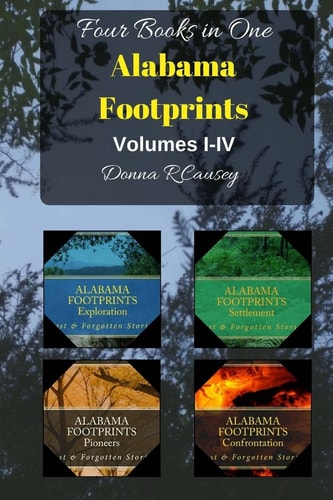 ALABAMA FOOTPRINTS - Volume I - IV Four Volumes in One