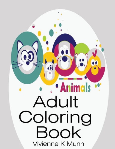 Adult Coloring Book Animals