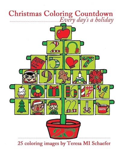 Christmas Coloring Countdown Every Day's a Holiday