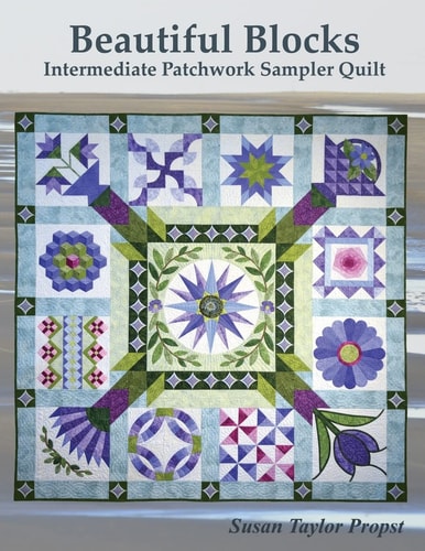 Beautiful Blocks Intermediate Patchwork Sampler Quilt