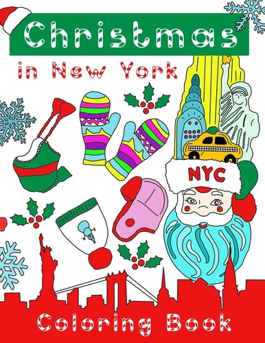 Christmas in New York Coloring Book